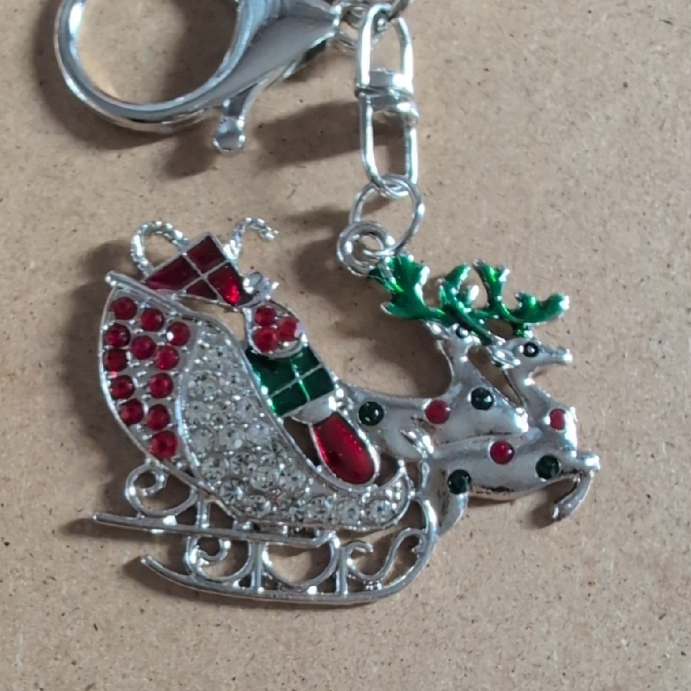 Festive Holiday Keychains Set - Picture 2 of 4